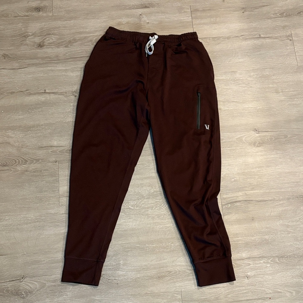 Men’s Vuori Maroon Joggers with Drawstring